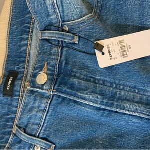 Express Straight Ankle Cargo Women's Denim Jeans